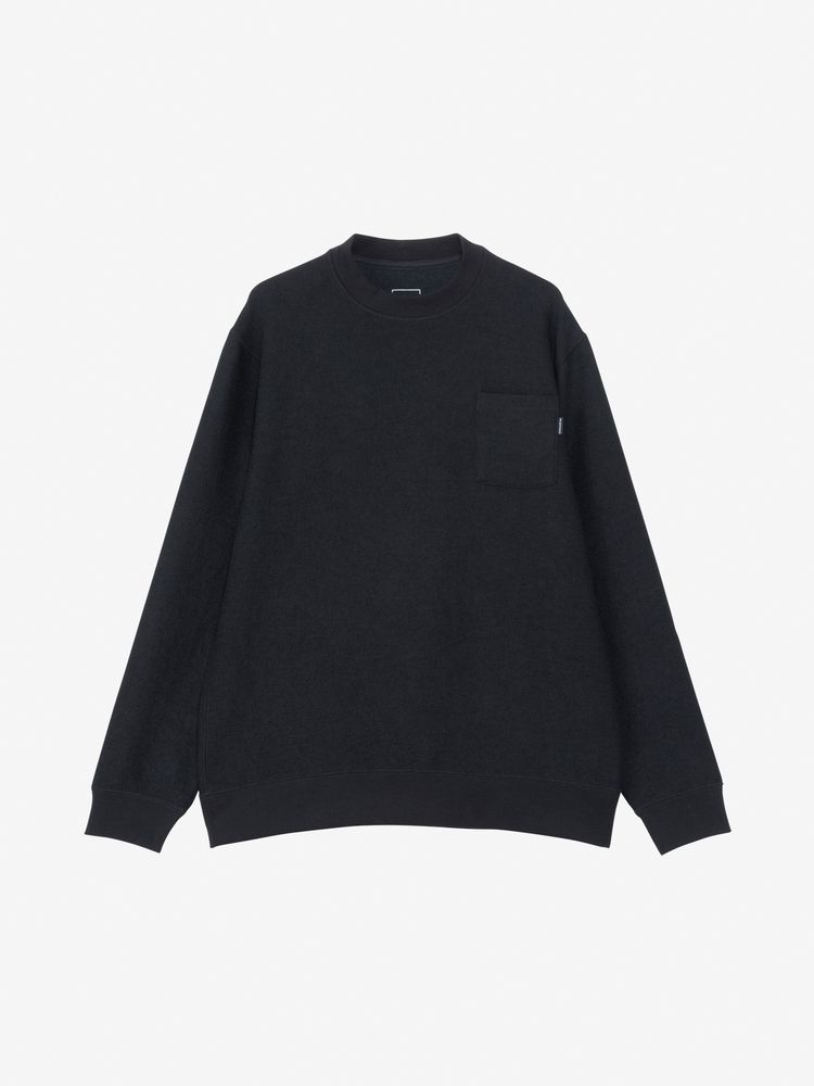ロングスリーブコンフォーティブワッフルクルー(メンズ)