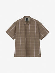 ショートスリーブボルドチェックシャツ（ユニセックス）
