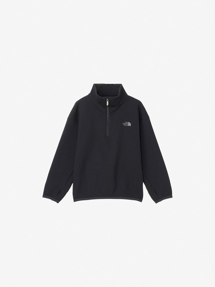 ワッフルハーフジップ（キッズ）