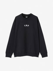 TNFロゴヘザースウェットクルー（ユニセックス）
