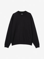 ロングスリーブリップルニットクルー（ユニセックス）