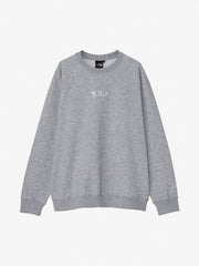 TNFロゴヘザースウェットクルー（ユニセックス）