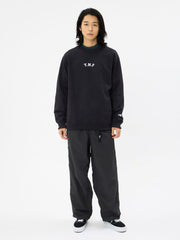 TNFロゴヘザースウェットクルー（ユニセックス）