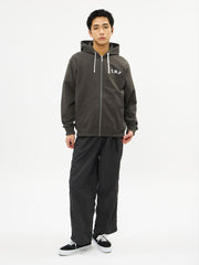 TNFロゴヘザースウェットフルジップフーディ（ユニセックス）