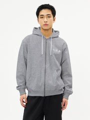 TNFロゴヘザースウェットフルジップフーディ（ユニセックス）