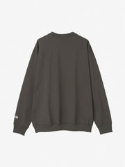 TNFロゴヘザースウェットクルー（ユニセックス）